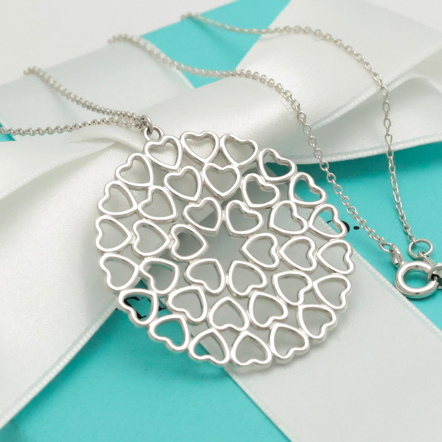 TIFFANY&Co. パロマピカソ クラウン オブ ハート メダリオン ネックレス AG925