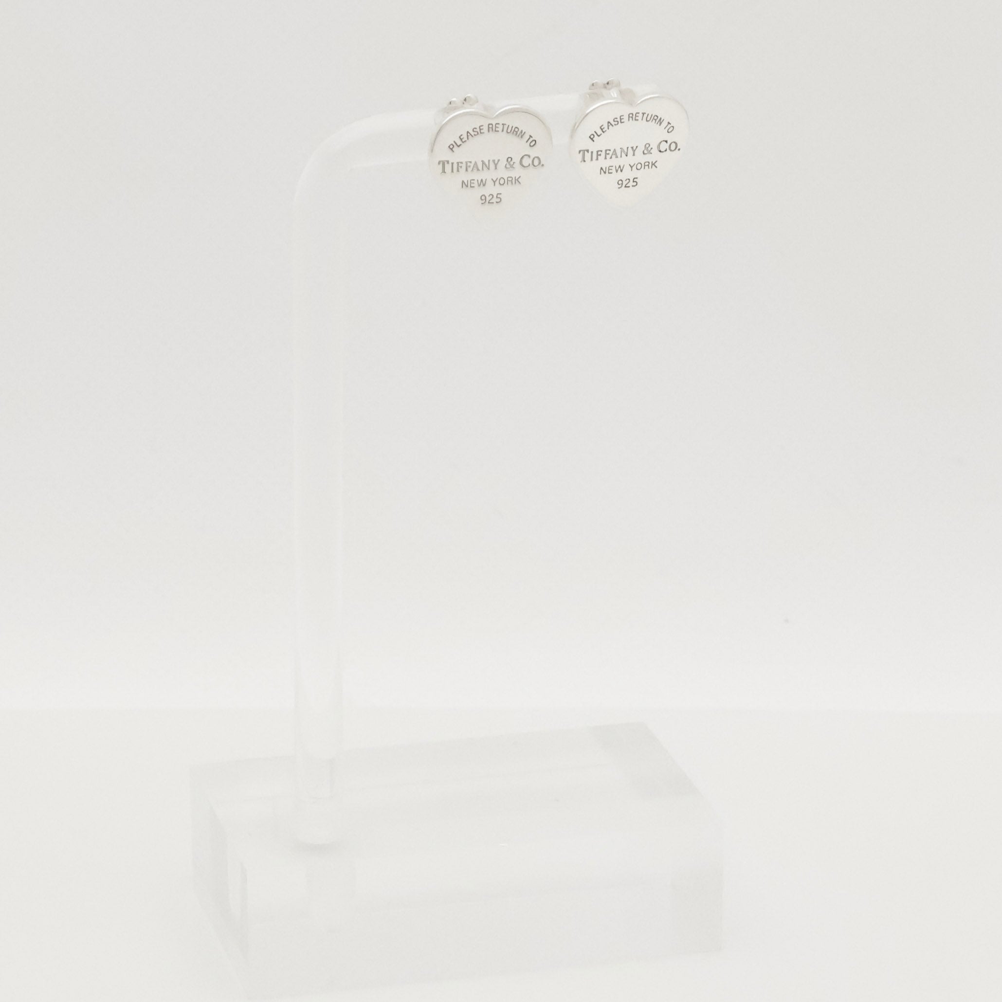 TIFFANY&Co. リターントゥ ティファニー ハート タグ スタッド ピアス AG925