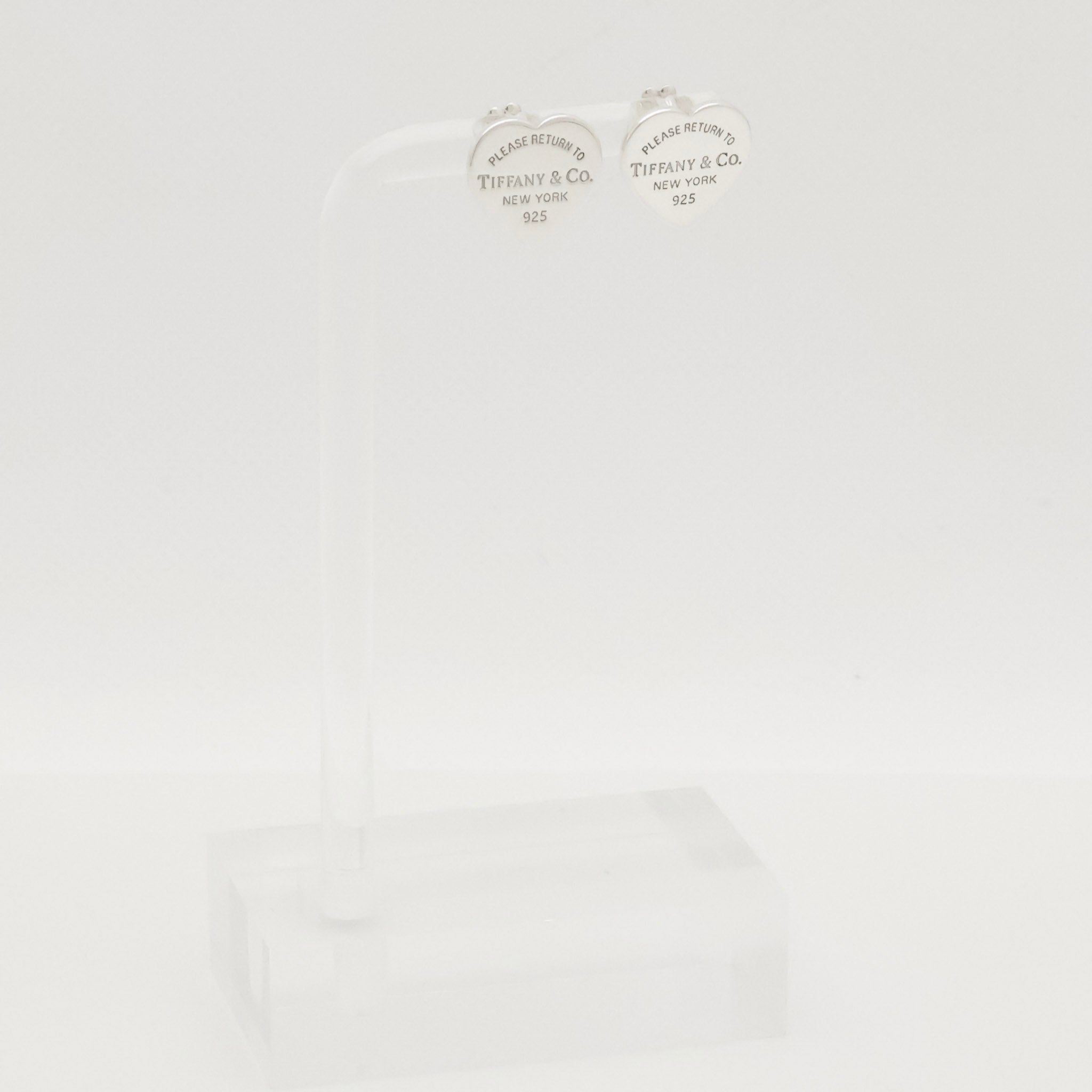 TIFFANY&Co. リターントゥ ティファニー ハート タグ スタッド ピアス AG925