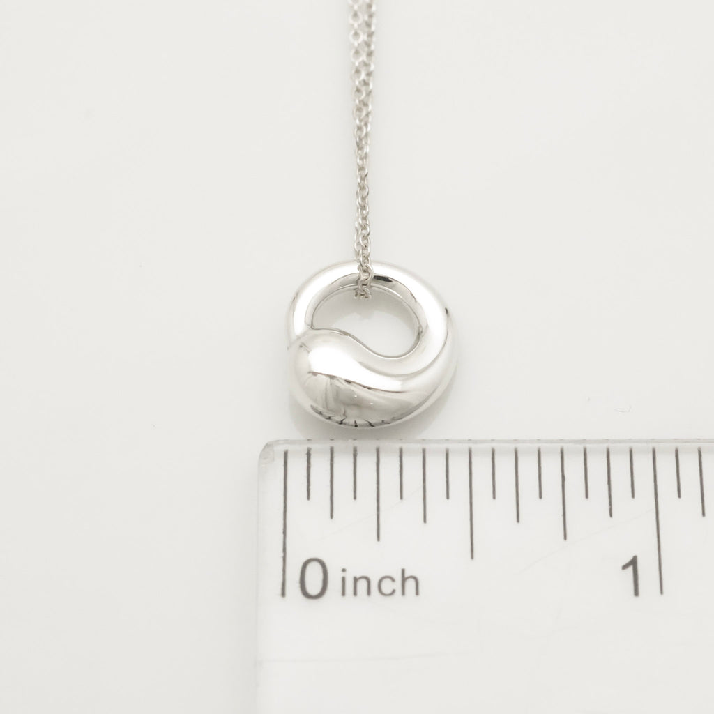 Tiffany & Co. MEDIUM Eternal Circle Necklace Sterling Silver 925 