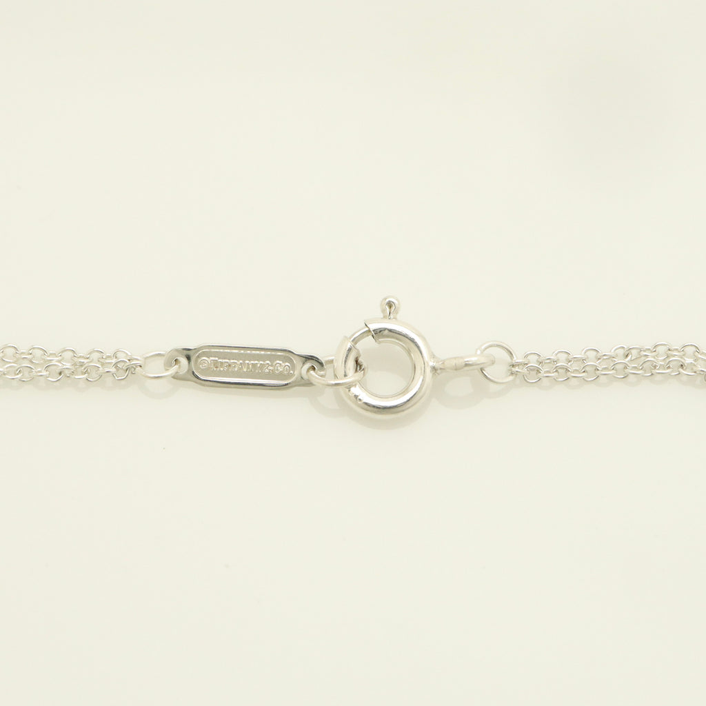 Tiffany & Co. 1837 Round Circle Double Chain Bracelet Sterling Silver 925