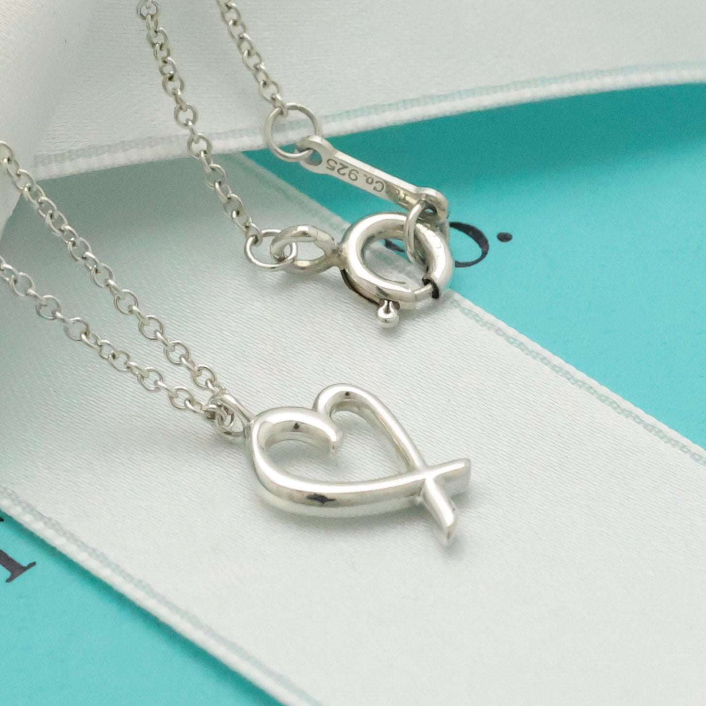 TIFFANY&Co. ミニ ラビングハート パロマピカソ ネックレス AG925