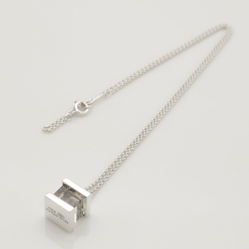 Tiffany & Co. アトラス キューブ クリスタル ネックレス AG925