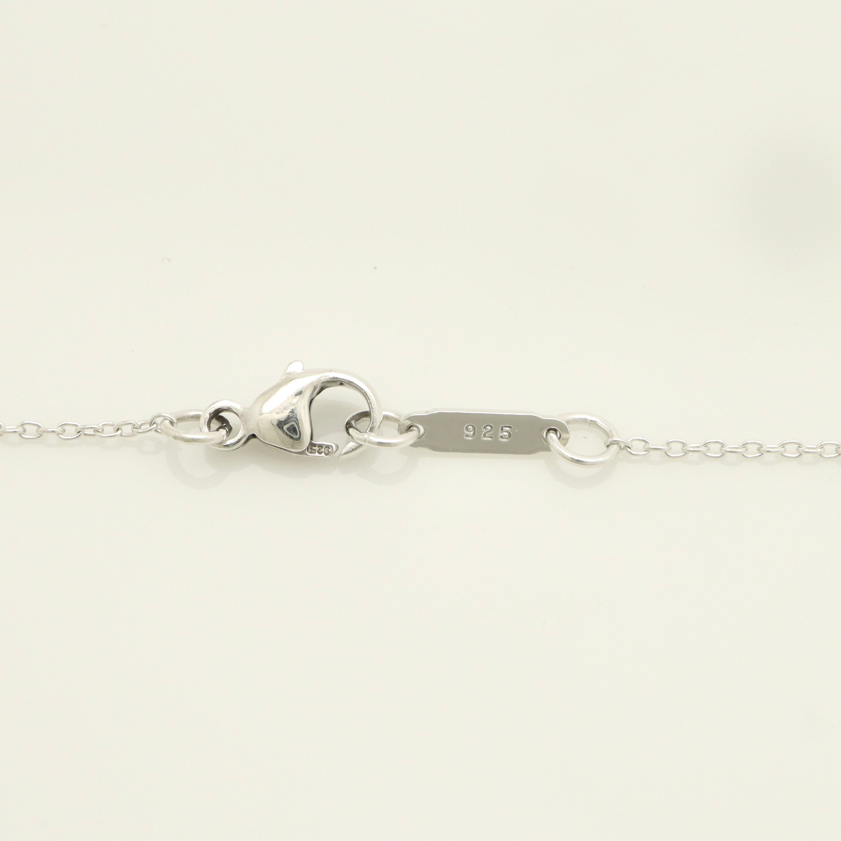 Tiffany & Co. Puff Heart Dangle Pendant Necklace Sterling Silver 925