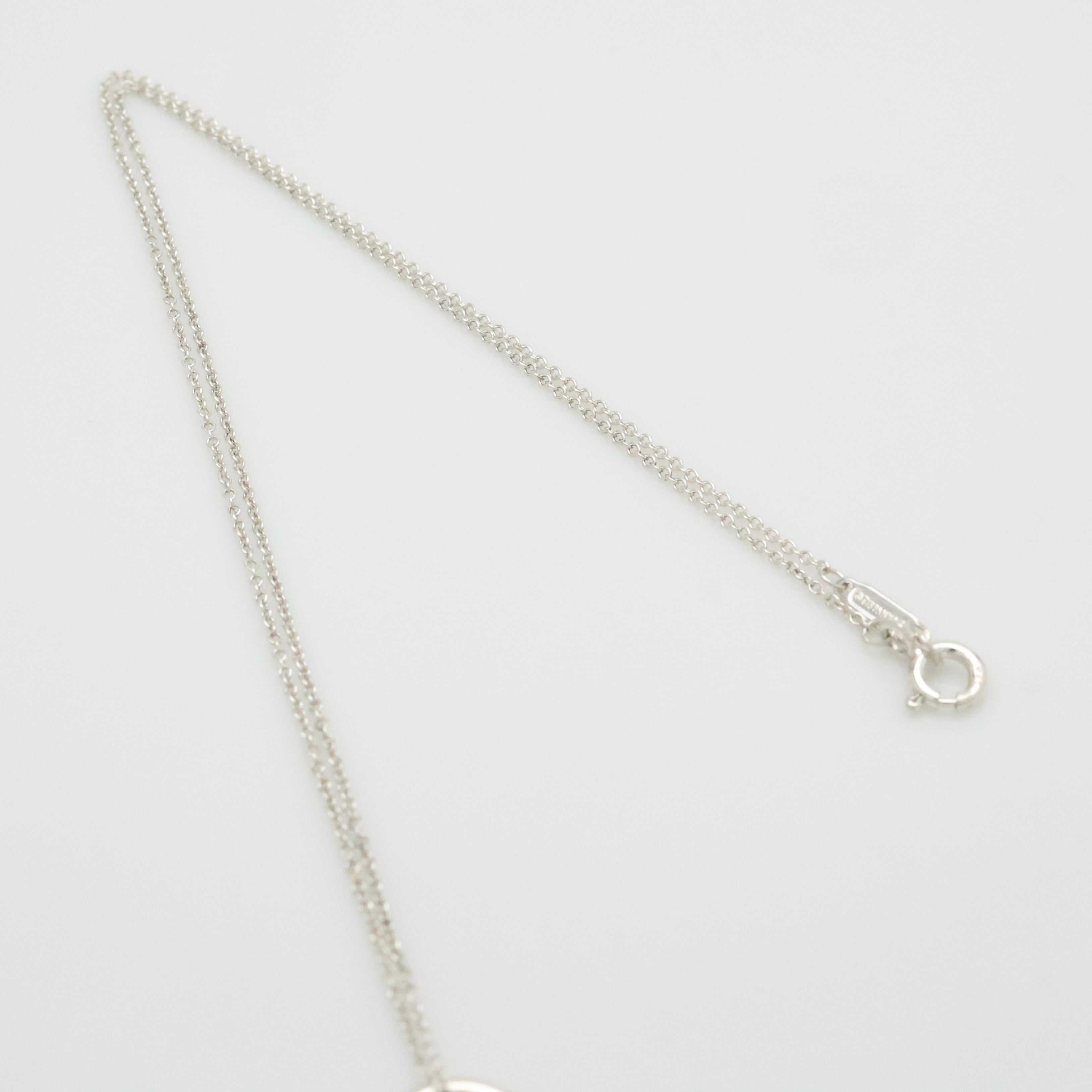 Tiffany & Co 1837 Padlock Necklace Pendant Sterling Silver 925 Chain