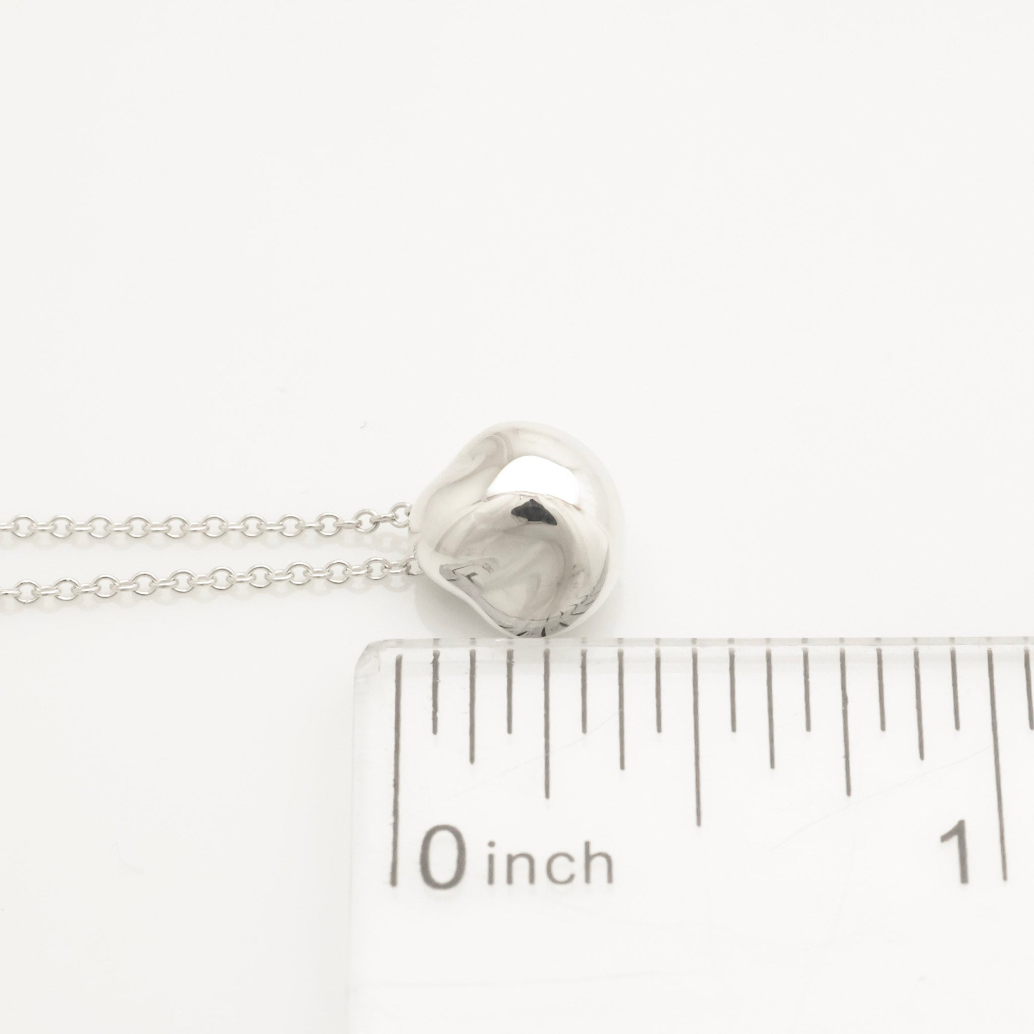 Tiffany & Co. Elsa Peretti Nugget Necklace Sterling Silver 925 