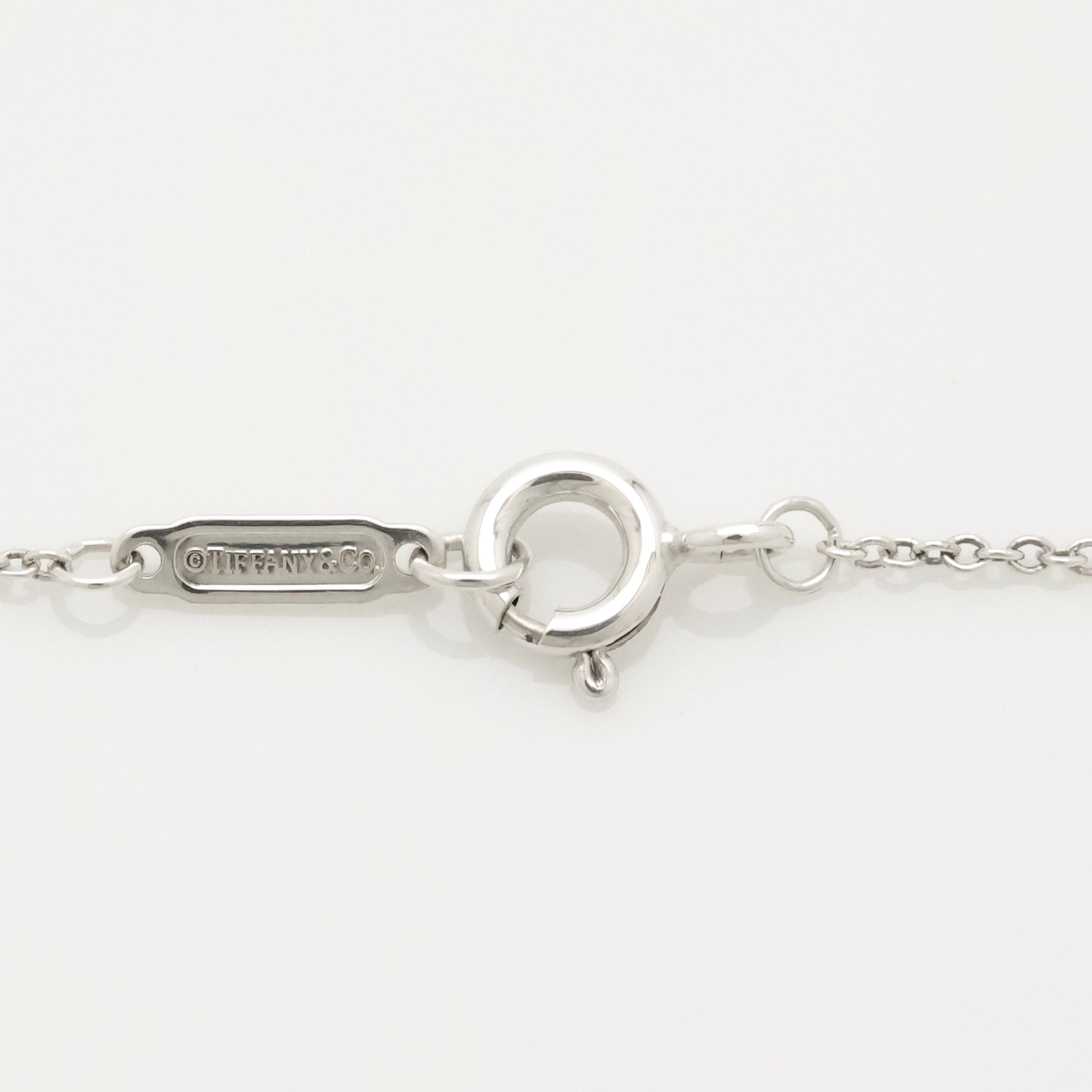  Tiffany & Co. Return to Mini Heart Lock Padlock Necklace  Sterling Silver 925