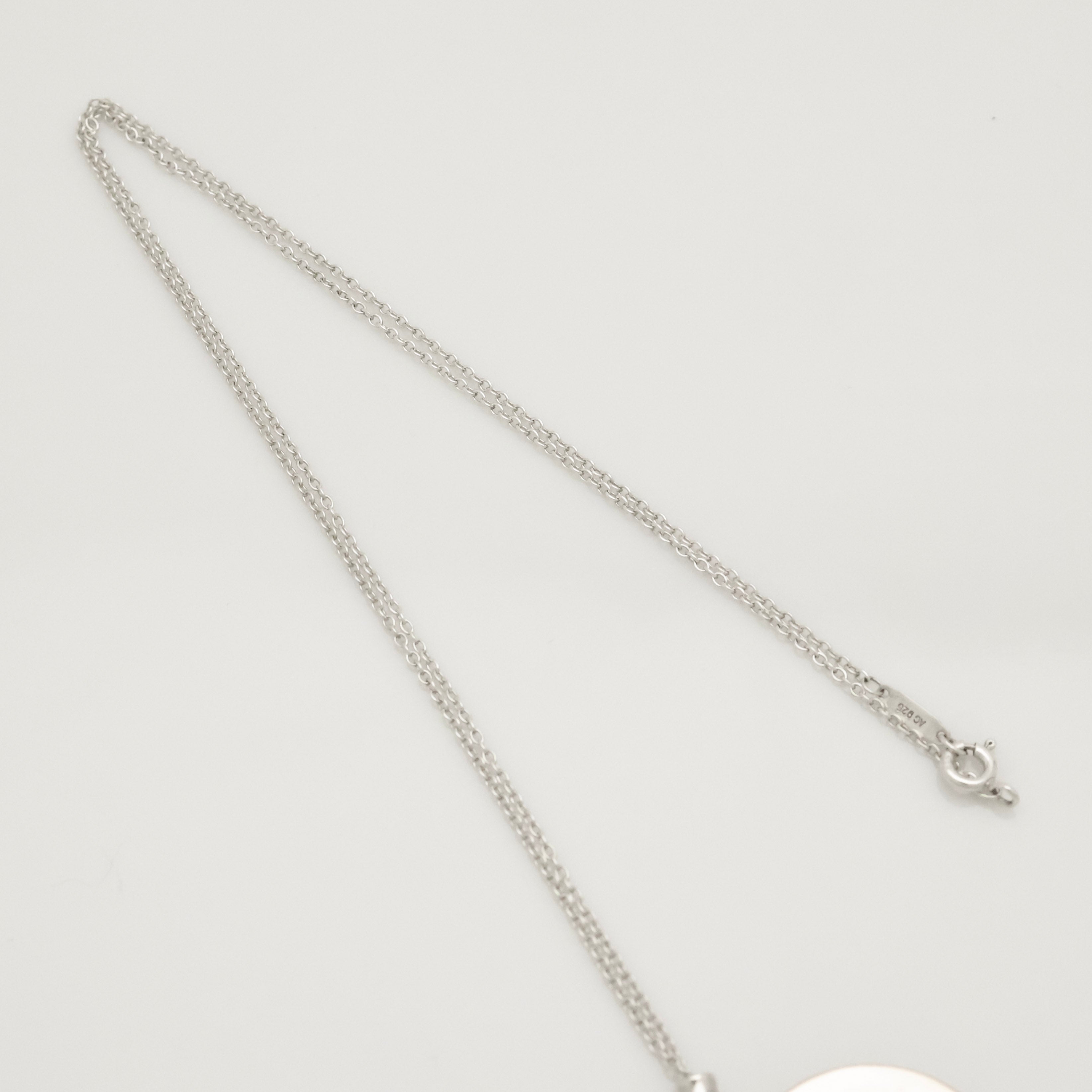 TIFFANY&Co. 4連 1837 インターロッキング サークル ネックレス ルベドメタル AG925