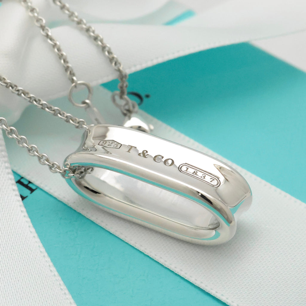 TIFFANY&Co. 1837 オーバル ループ ネックレス AG925