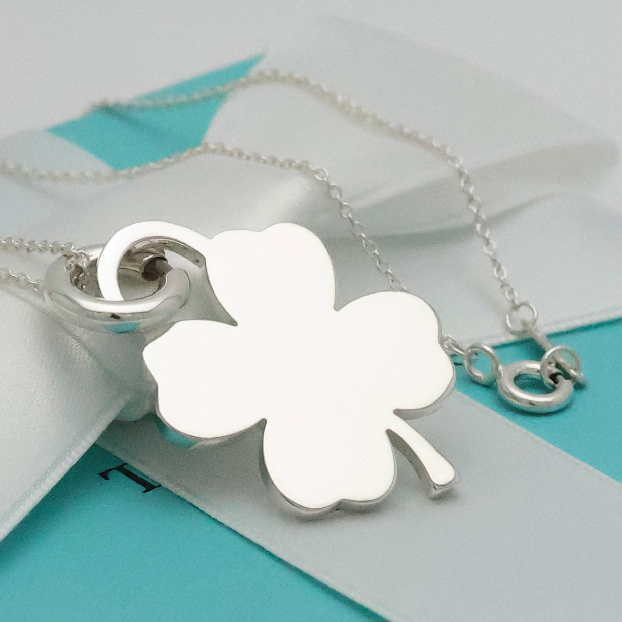 TIFFANY&Co. クローバー 四葉 ネックレス AG925