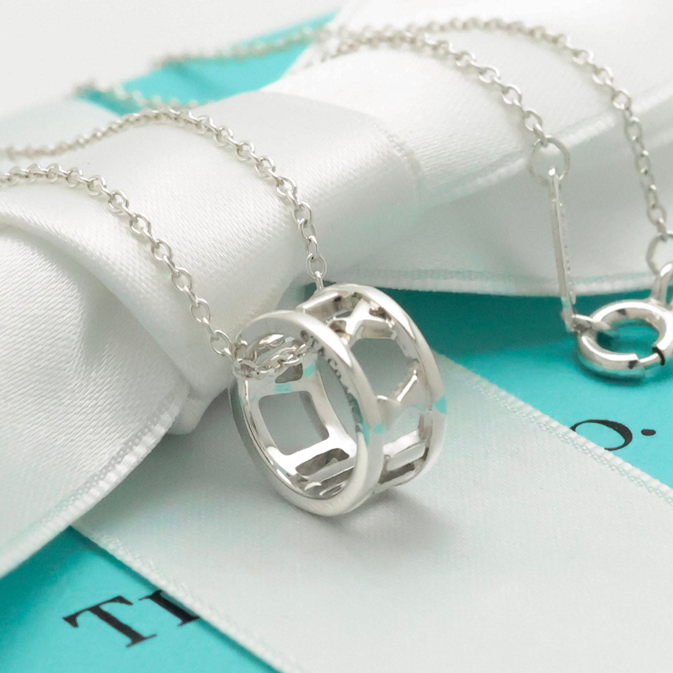 TIFFANY&Co. アトラス オープン リング ネックレス AG925