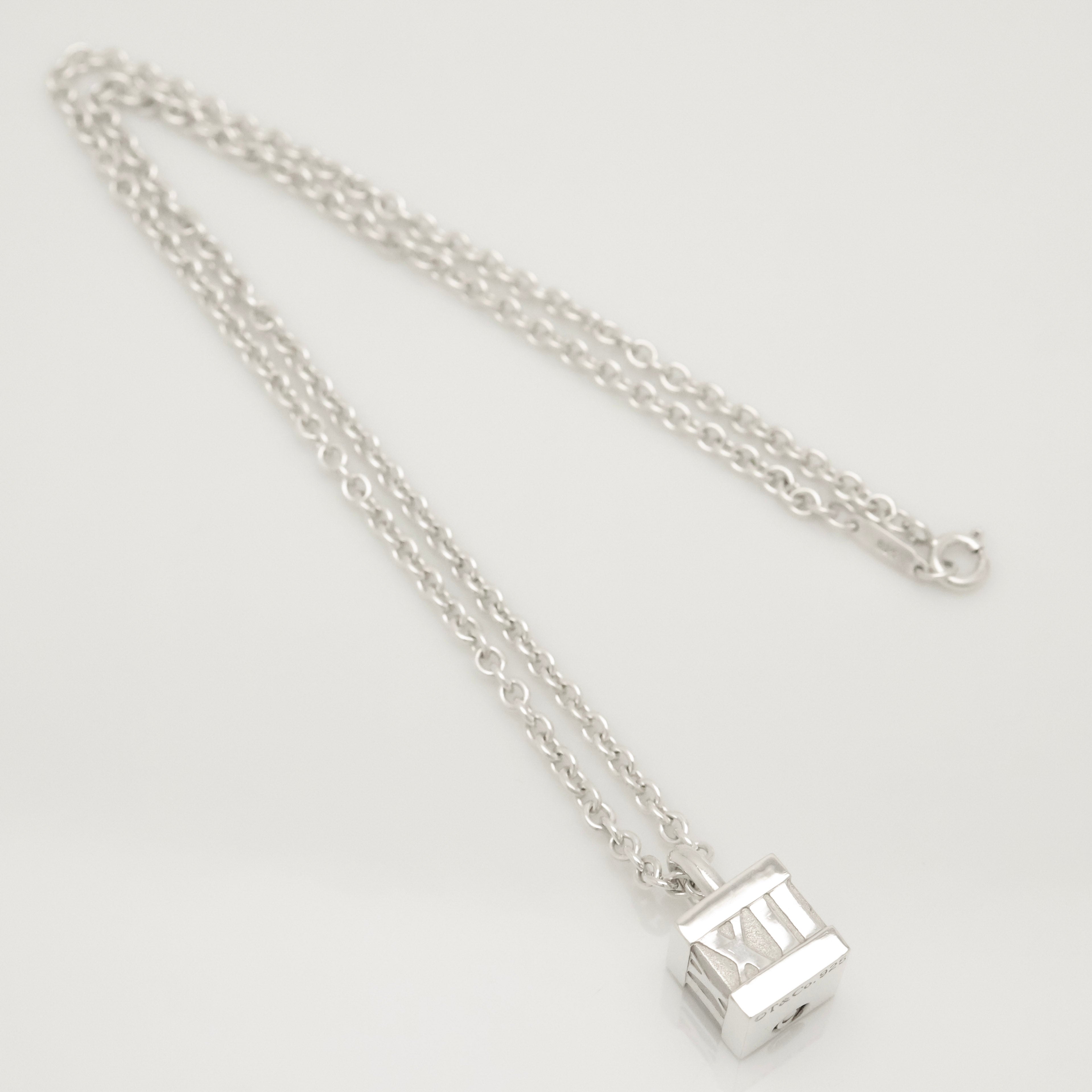 TIFFANY&Co. アトラス ロック キューブ ネックレス AG925