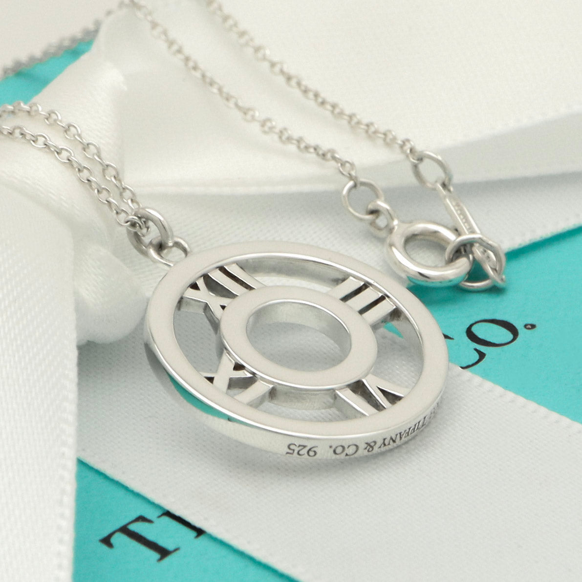 TIFFANY&Co. オープン アトラス サークル ネックレス AG925