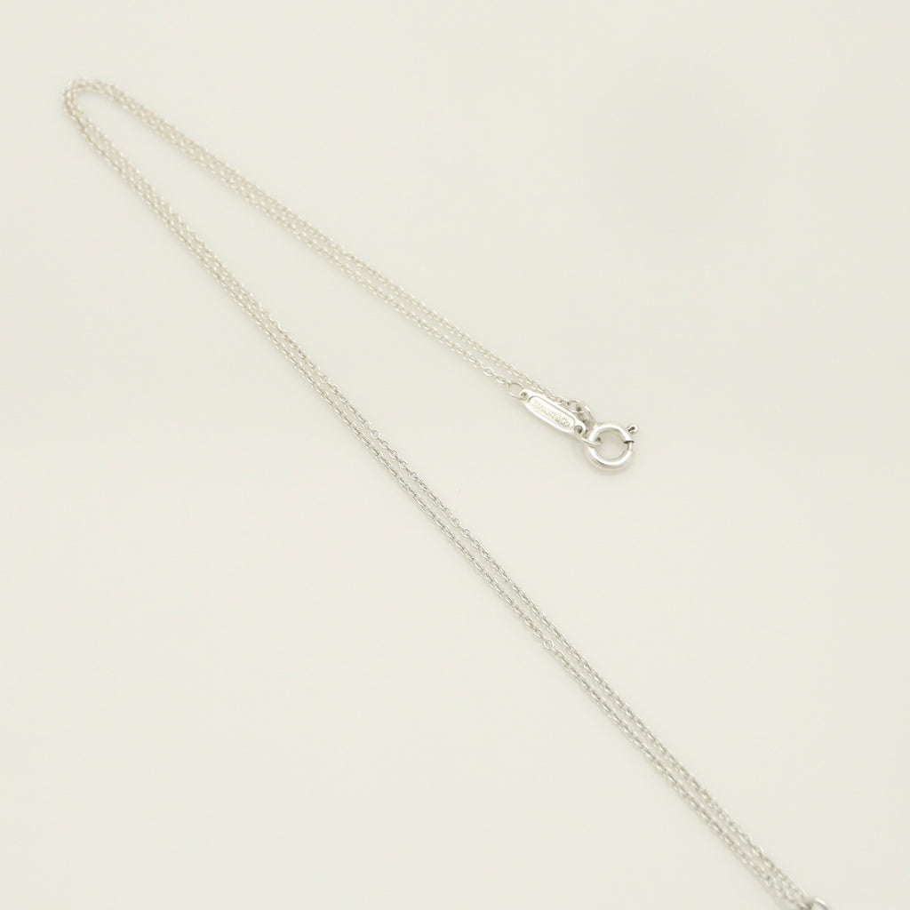 Tiffany & Co. Atlas Open Circle Necklace Sterling Silver 925