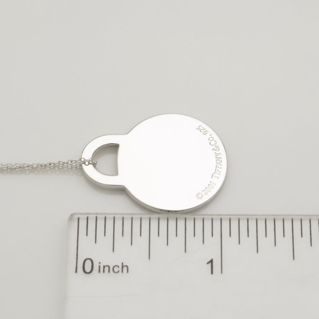 TIFFANY&Co. ラウンド タグ ネックレス AG925