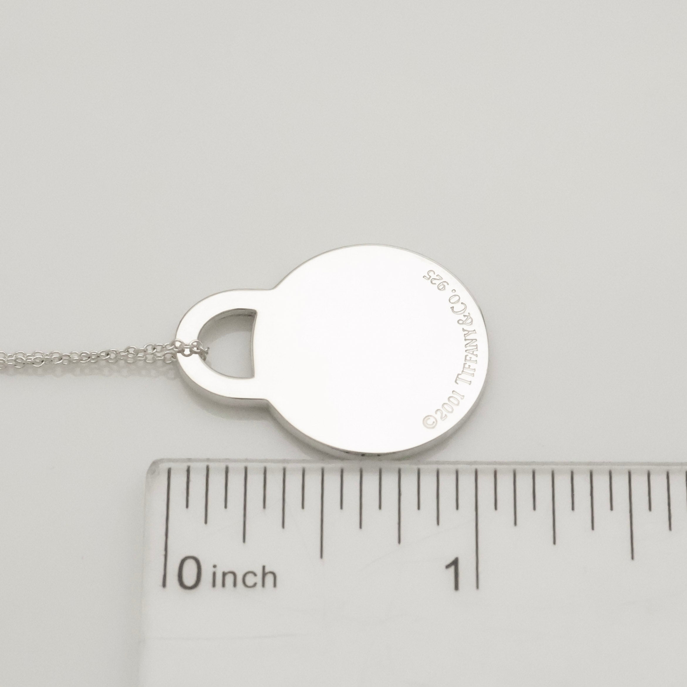 TIFFANY&Co. ラウンド タグ ネックレス AG925