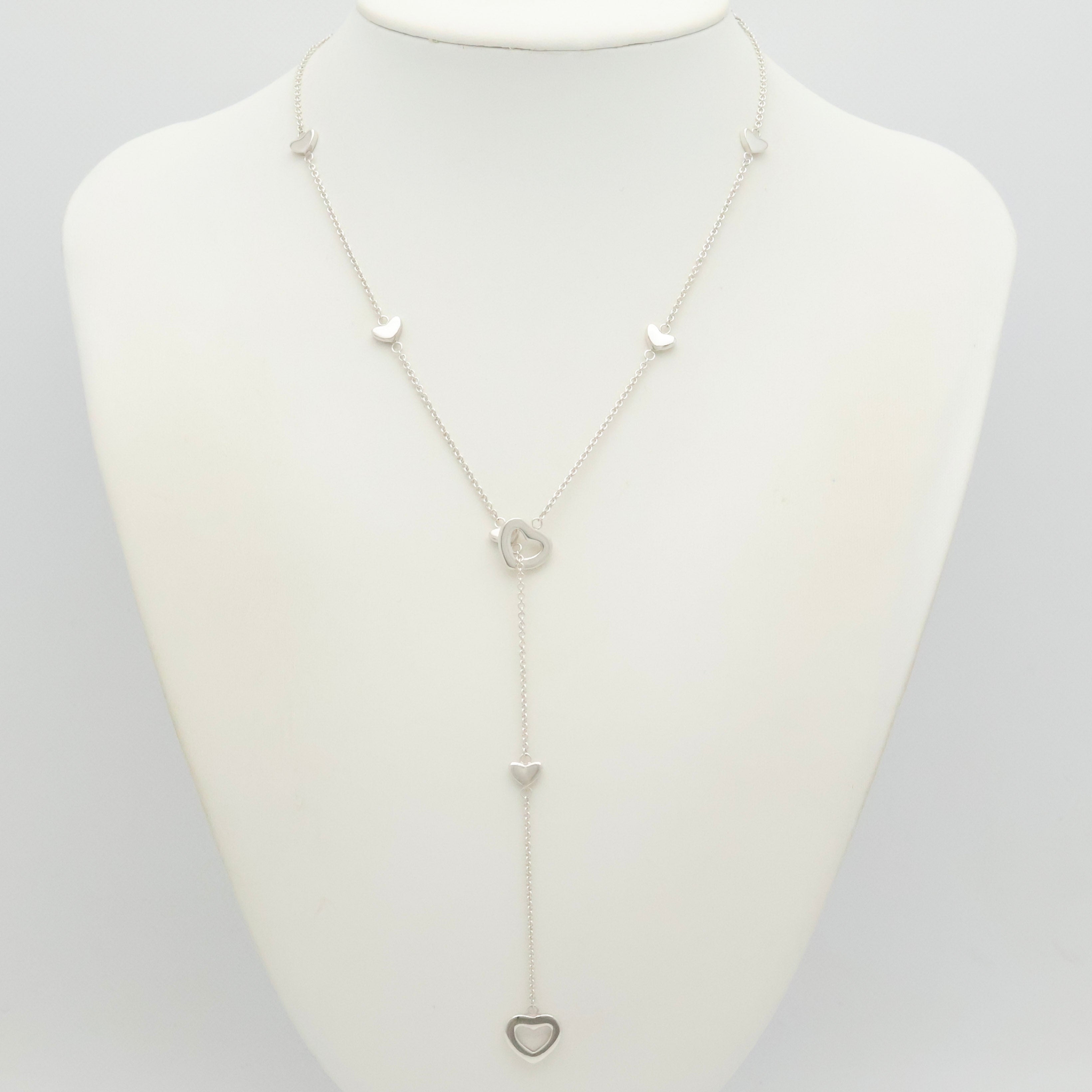 TIFFANY&Co. ハート リンク ラリアット ネックレス AG925