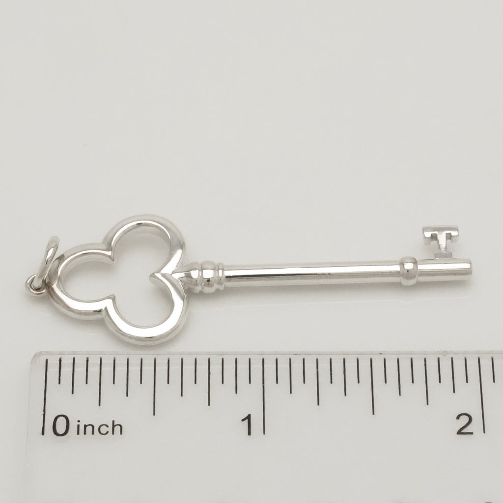 TIFFANY&Co. トレフォイル クローバー キー チャーム AG925
