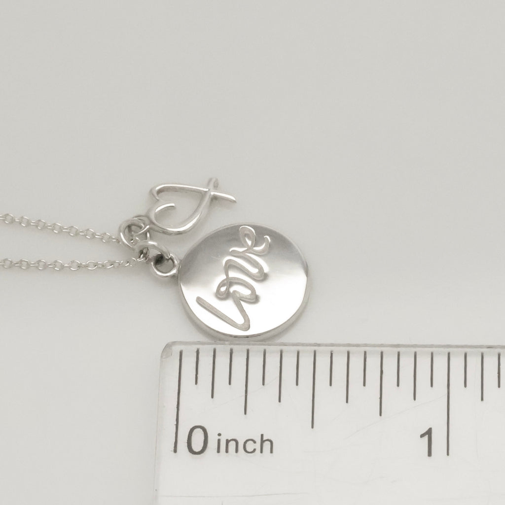 TIFFANY&Co. ノーツ LOVE ディスク ＆ ラビング ハート パロマピカソ ネックレス AG925