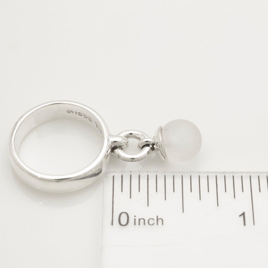 TIFFANY&Co. クォーツ ボール ダングル リング 10 号 AG925