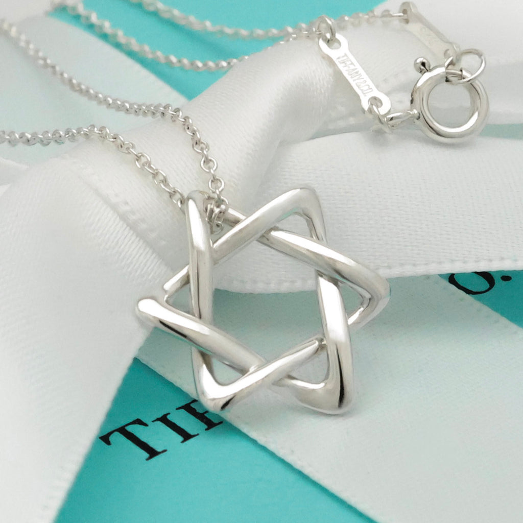 TIFFANY&Co. スター オブ ダビデ エルサペレッティ ネックレス AG925
