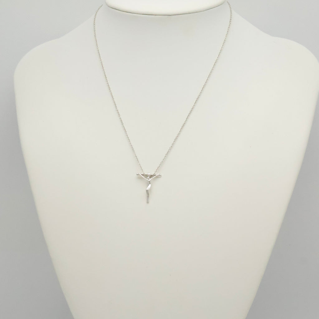 TIFFANY&Co. クルーシフィクス ロザリオ クロス ネックレス AG925