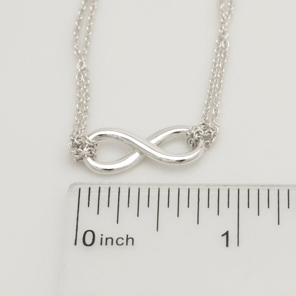 TIFFANY&Co. インフィニティ ダブル チェーン ブレスレット AG925