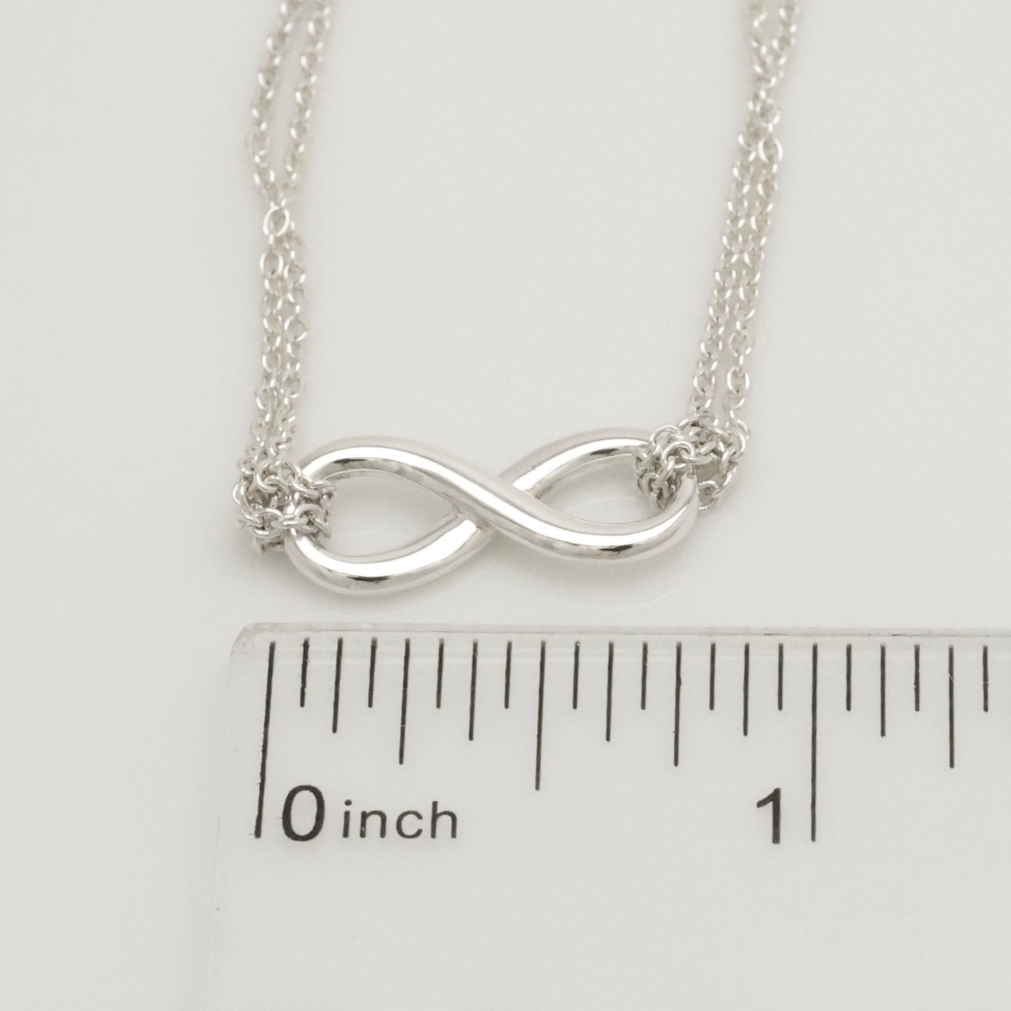 TIFFANY&Co. インフィニティ ダブル チェーン ブレスレット AG925