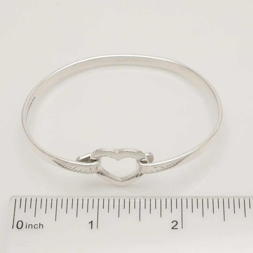 TIFFANY&Co. ハート リンク バングル ブレスレット AG925
