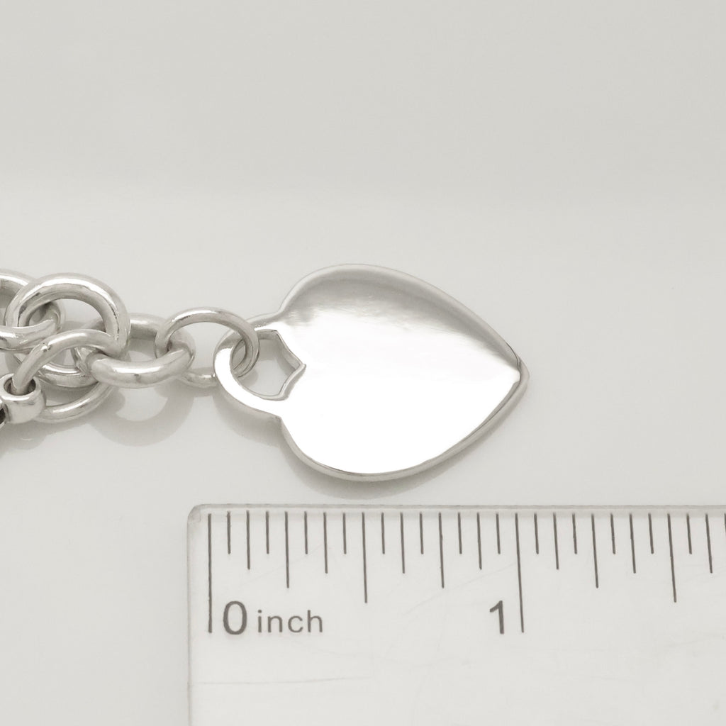 TIFFANY&Co. ハート タグ チェーン ブレスレット AG925