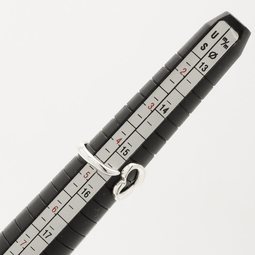 TIFFANY&Co. オープンハート エルサペレッティ リング 8 号 AG925