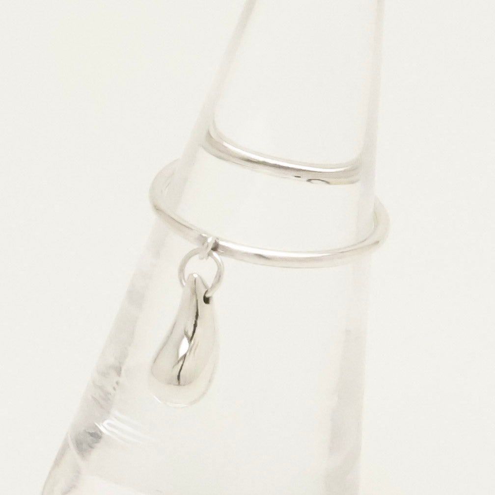 TIFFANY&Co. ティアドロップ エルサペレッティ ドロップ リング 8 号 AG925
