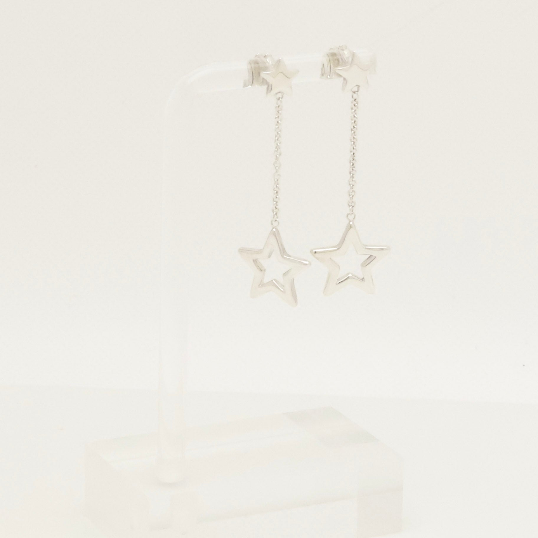 TIFFANY&Co. スター リンク ドロップ スタッド ピアス AG925