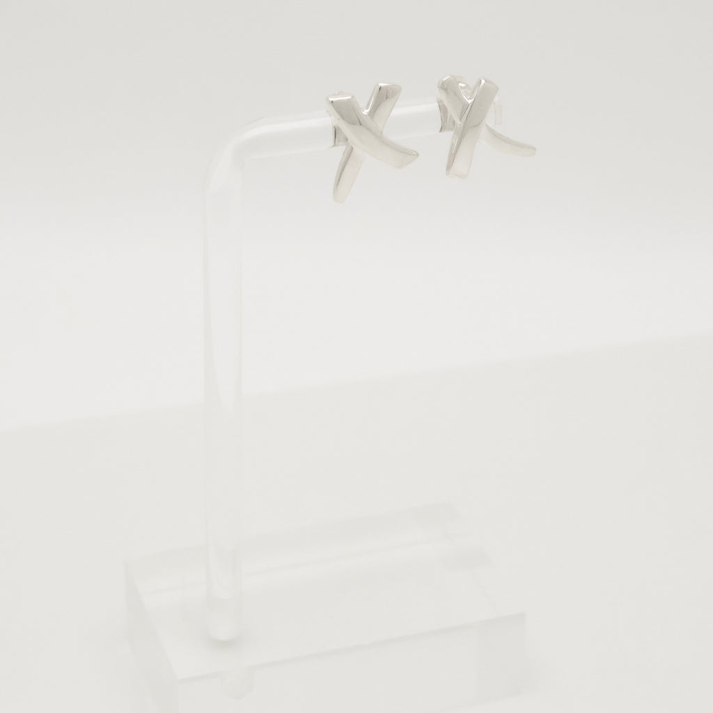 TIFFANY&Co. キス クロス パロマピカソ スタッド ピアス AG925