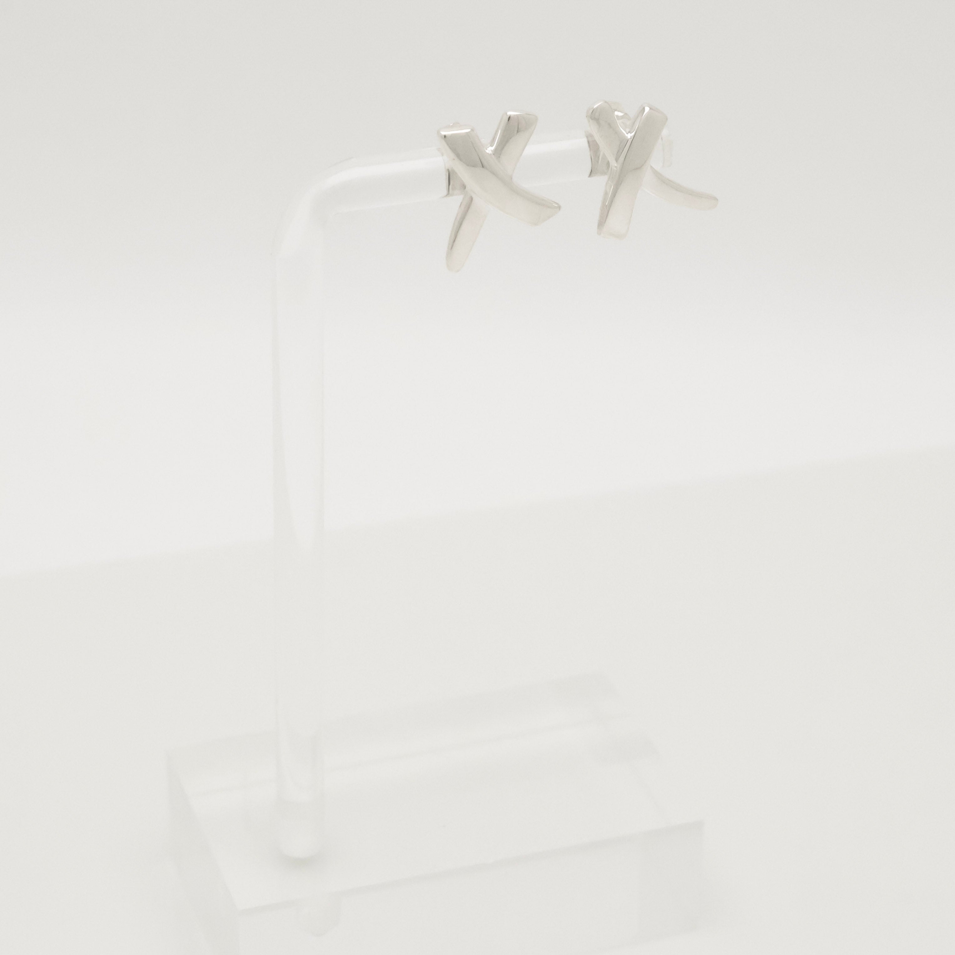 TIFFANY&Co. キス クロス パロマピカソ スタッド ピアス AG925