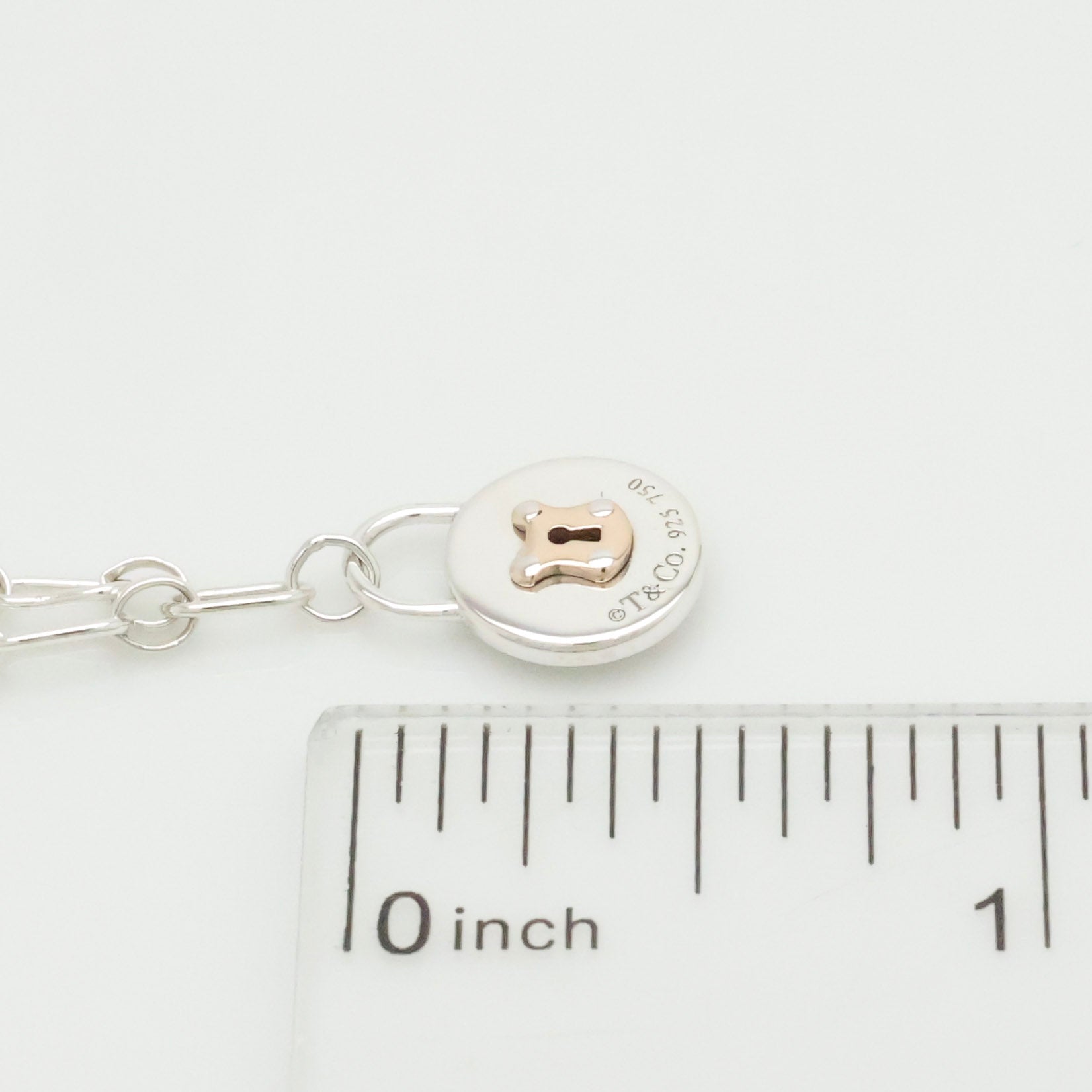 TIFFANY&Co. ラウンド キーホール オーバル リンク チェーン ブレスレット
