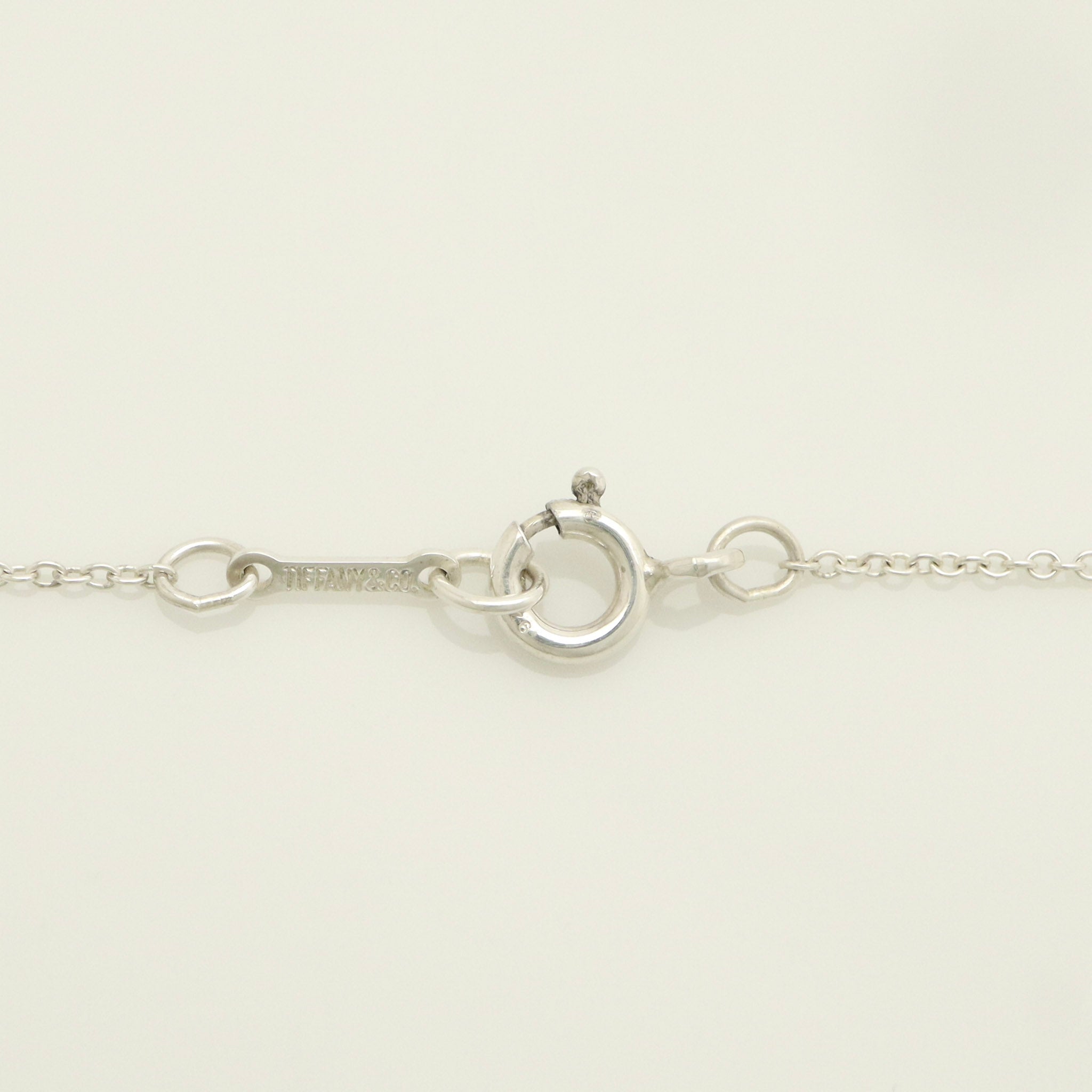 TIFFANY & Co. Open Cross Infinity Elsa Peretti Necklace  Sterling Silver 925