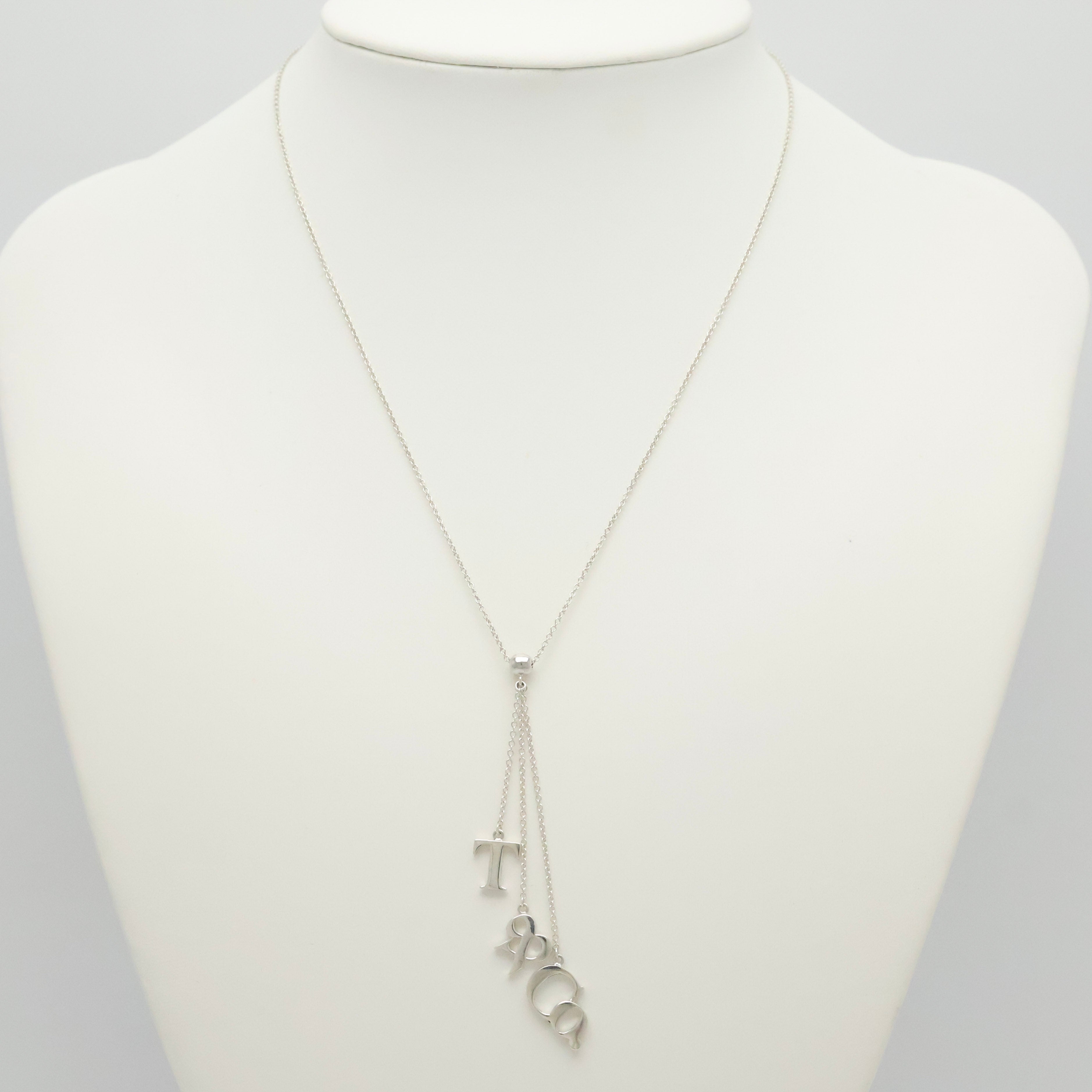 TIFFANY&Co. T＆CO. ロゴ アイコン スイング ネックレス AG925