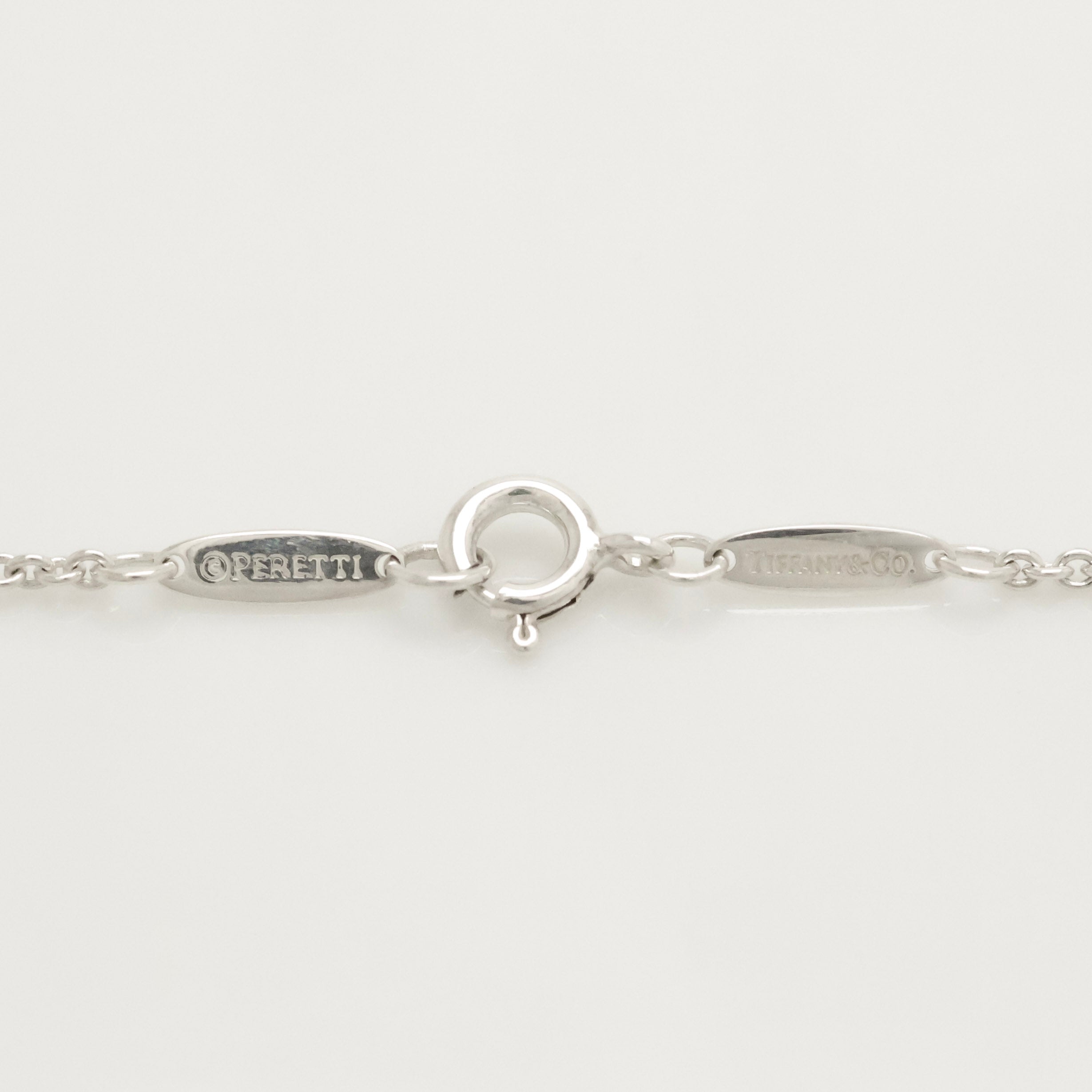  Tiffany & Co. Infinity Cross Necklace Pendant  Sterling Silver 925 