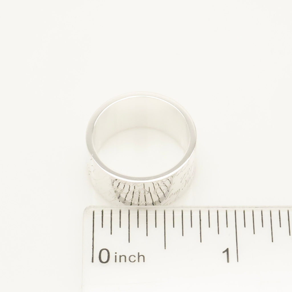 Tiffany & Co. Atlas Wide Ring Size 6.25 Sterling Silver 925
