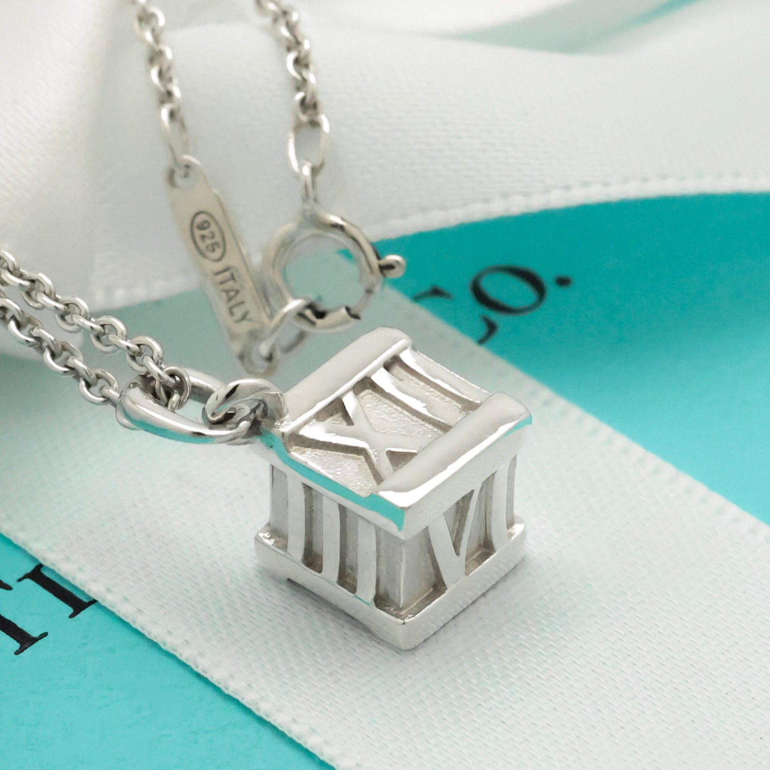 TIFFANY&Co.  アトラス キューブ ネックレス AG925