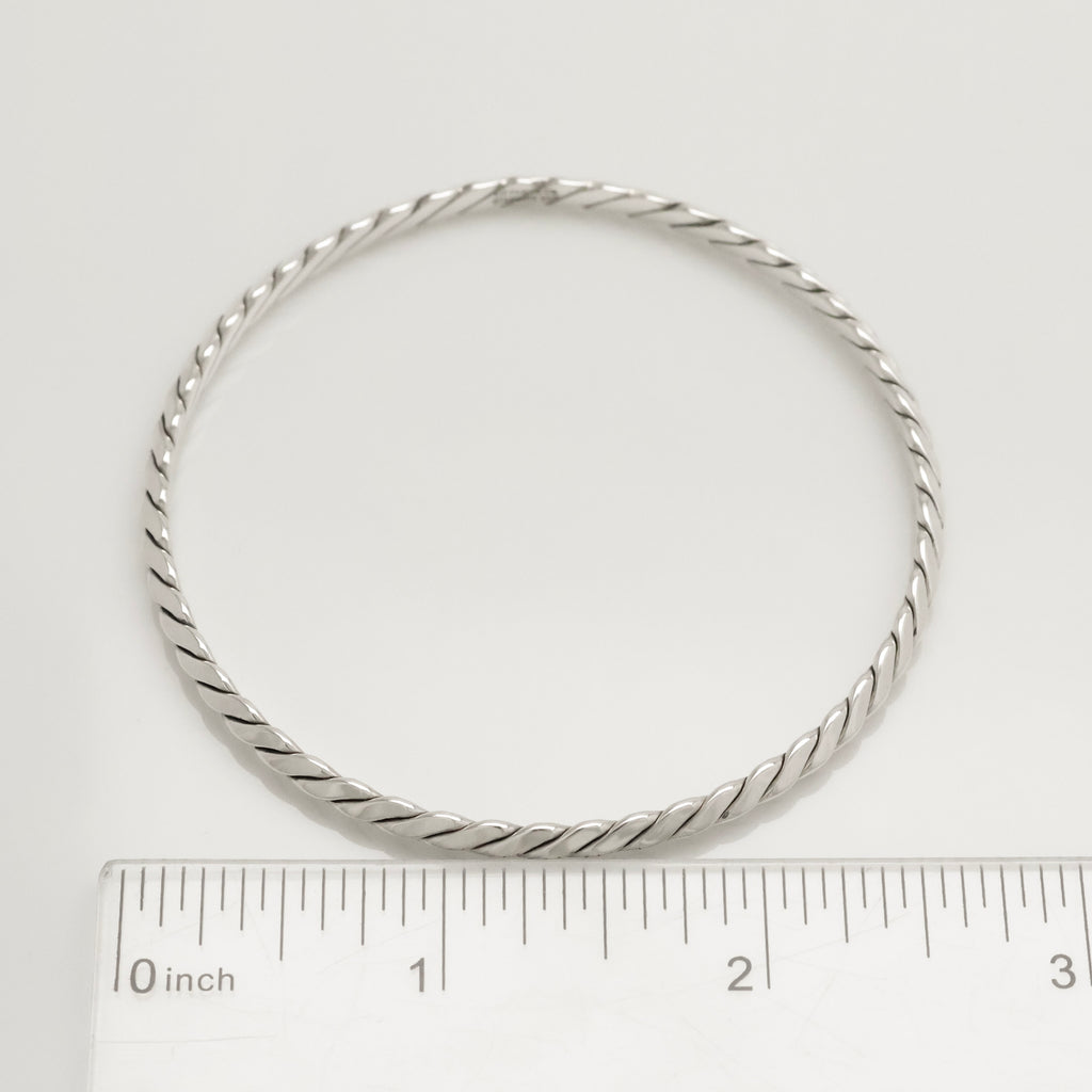 TIFFANY&Co. ツイスト ロープ バングル ブレスレット AG925