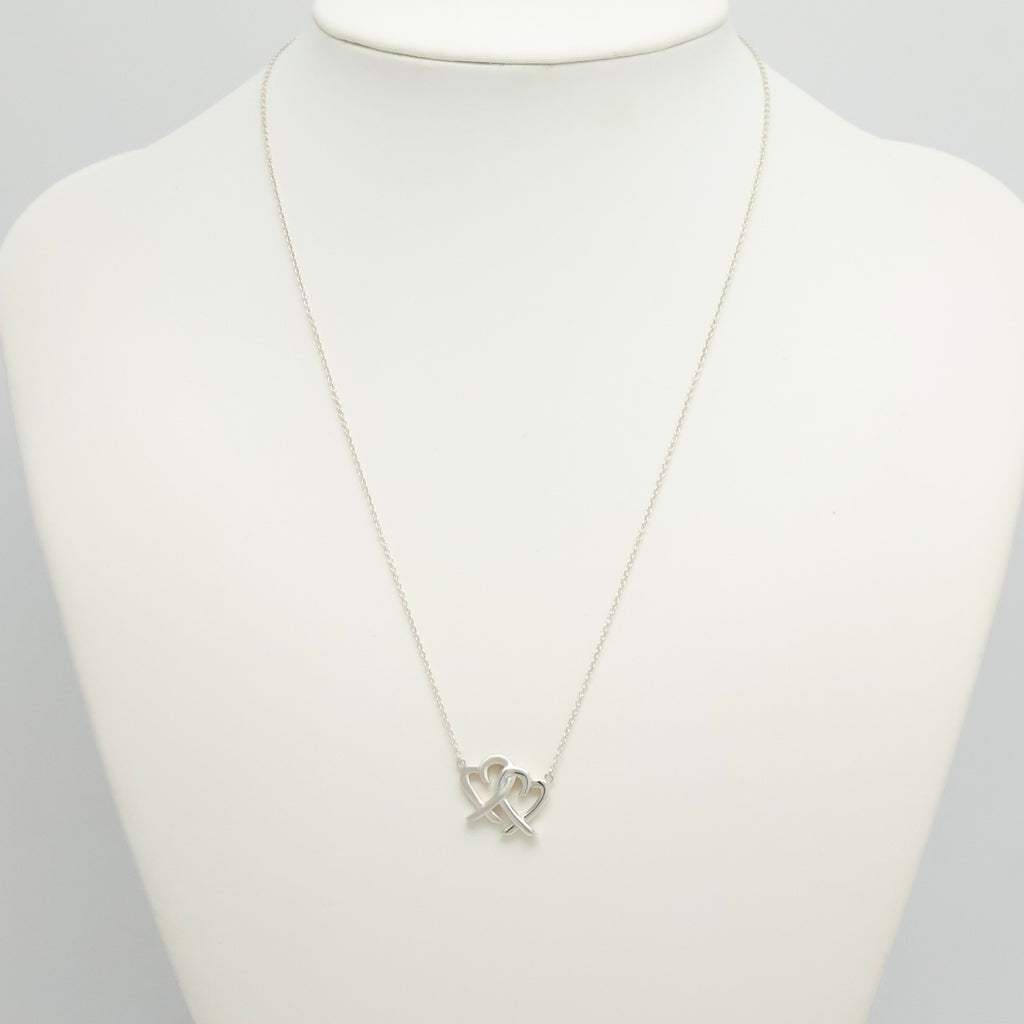 TIFFANY&Co. ダブル ラビングハート パロマピカソ ネックレス AG925