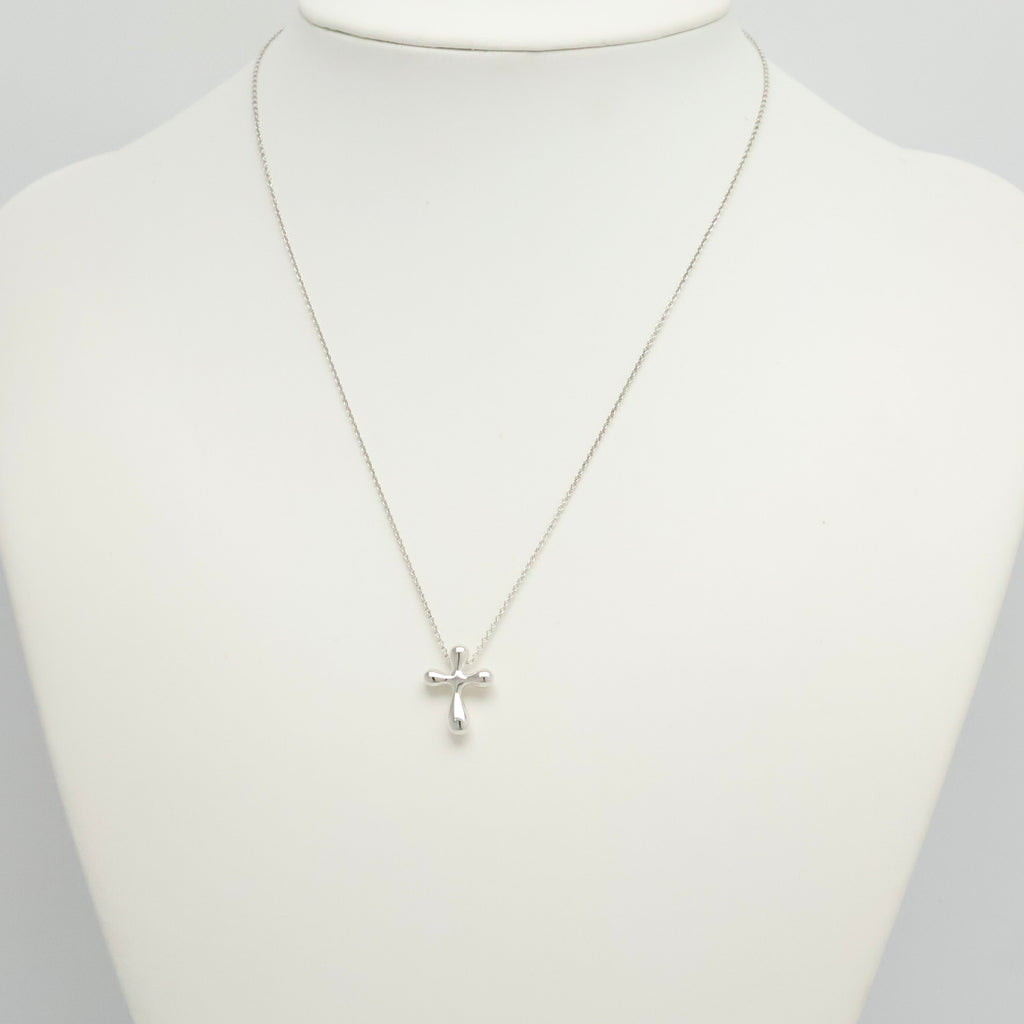 TIFFANY&Co. ミニ クロス エルサペレッティ ネックレス AG925