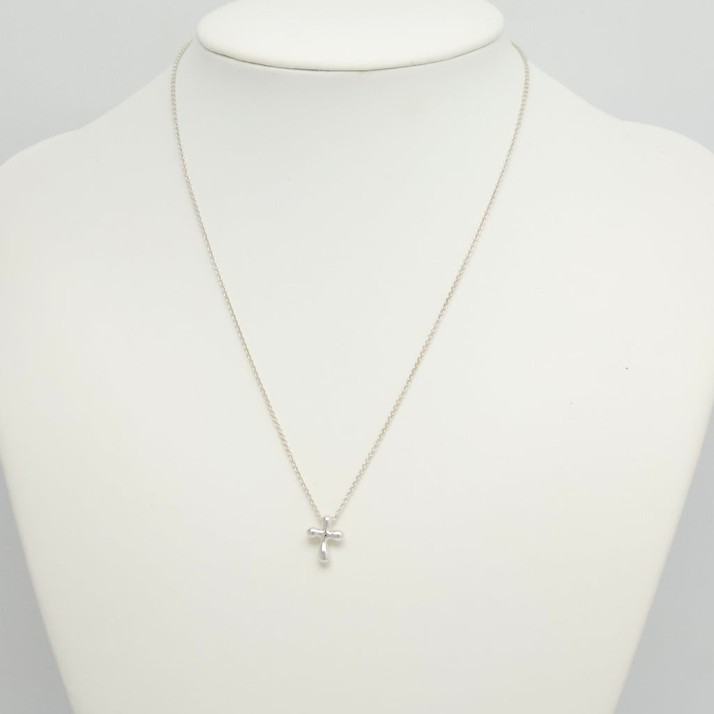 TIFFANY&Co. スモール クロス エルサペレッティ ネックレス AG925