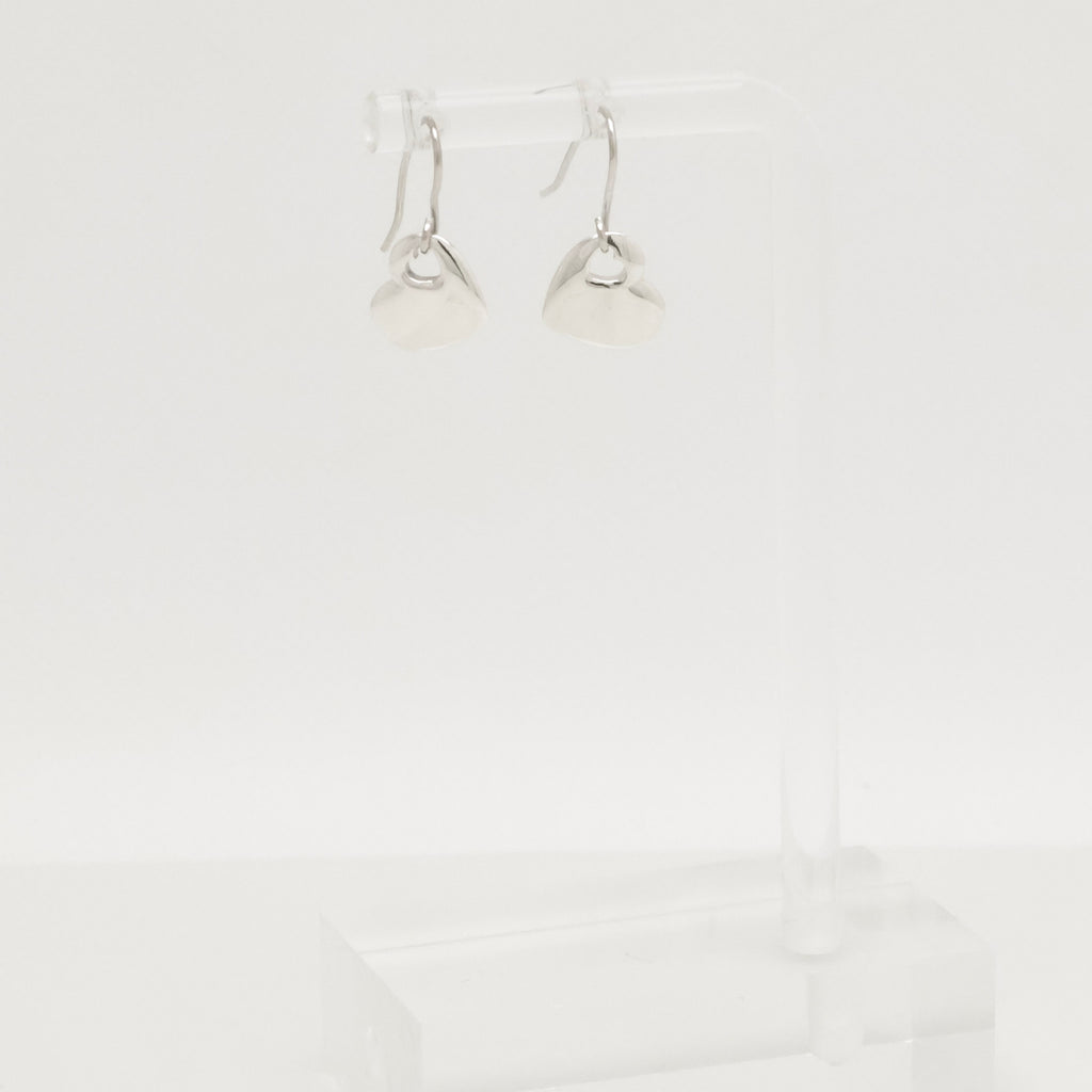 TIFFANY&Co. 2 ハート ステンシル カットアウト フック ピアス AG925