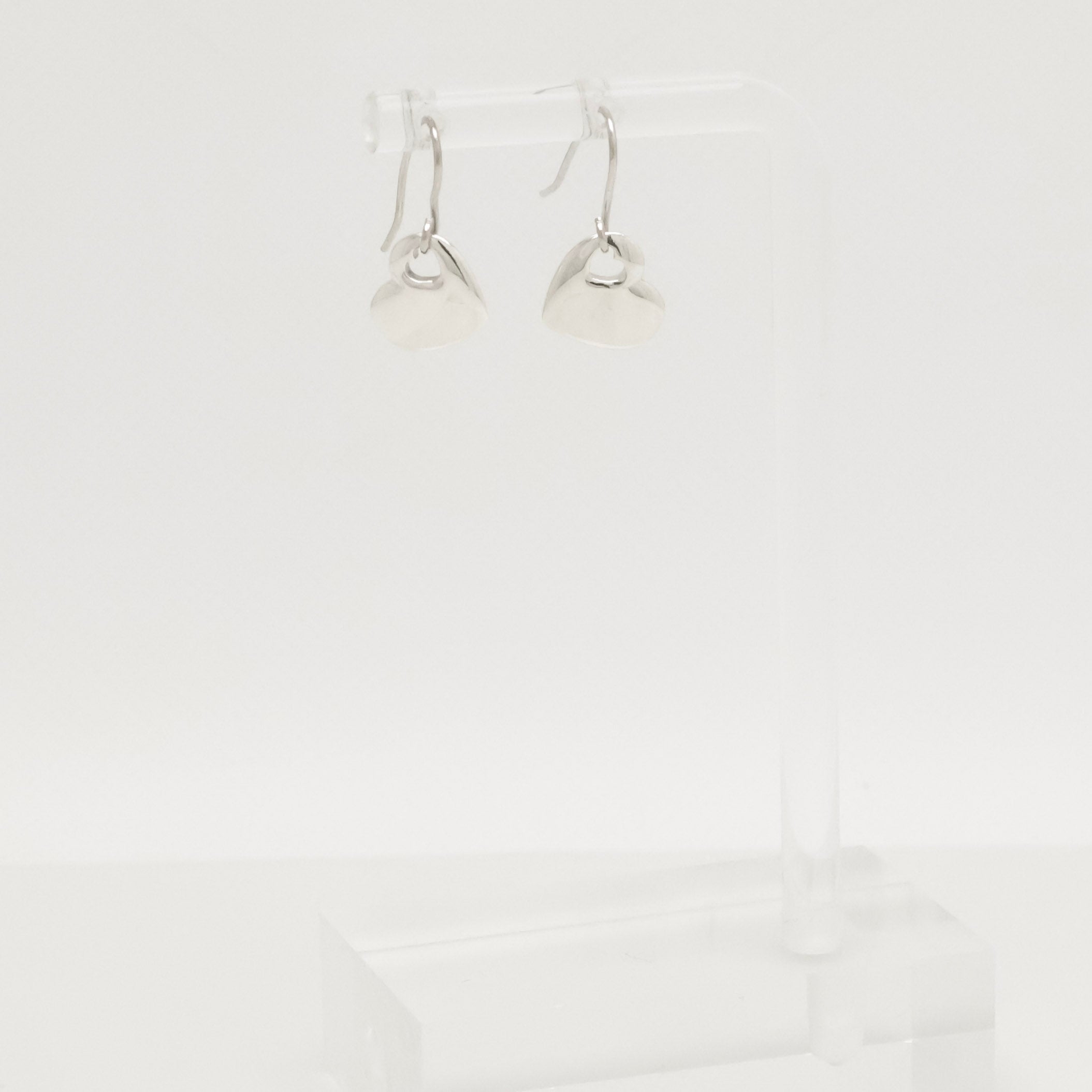 TIFFANY&Co. 2 ハート ステンシル カットアウト フック ピアス AG925