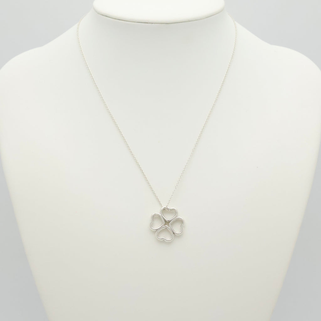 TIFFANY&Co. クローバー ハート ネックレス AG925