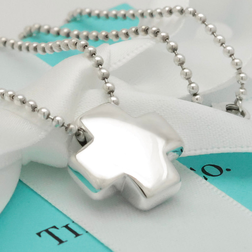 TIFFANY&Co. ローマン クロス ネックレス AG925