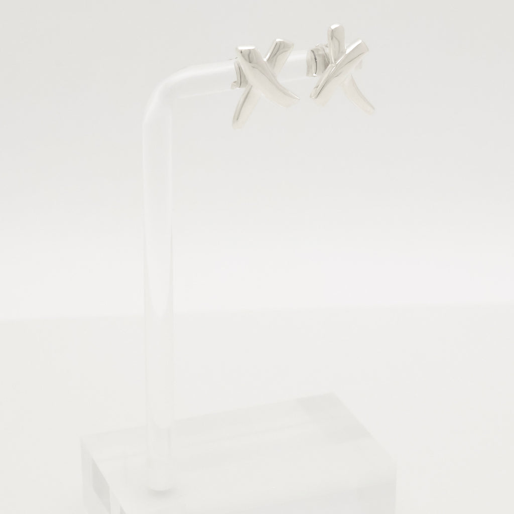 TIFFANY&Co. キス クロス パロマピカソ スタッド ピアス AG925